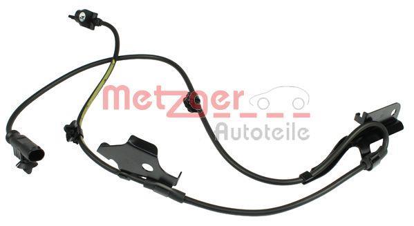 Capteur ABS (Capteur de vitesse de roue) METZGER 0900143